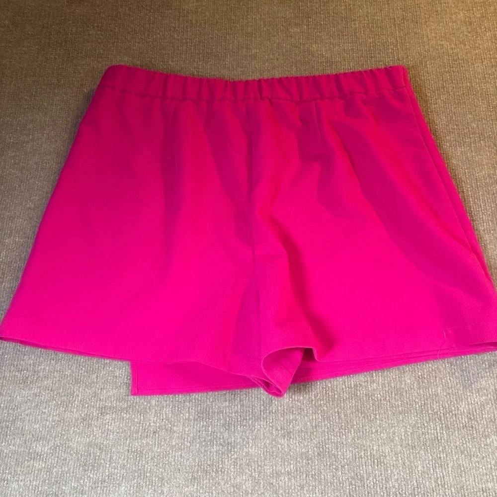 Nine West Women’s Wrap Front Skort – Hot Pink – Size XL 1188